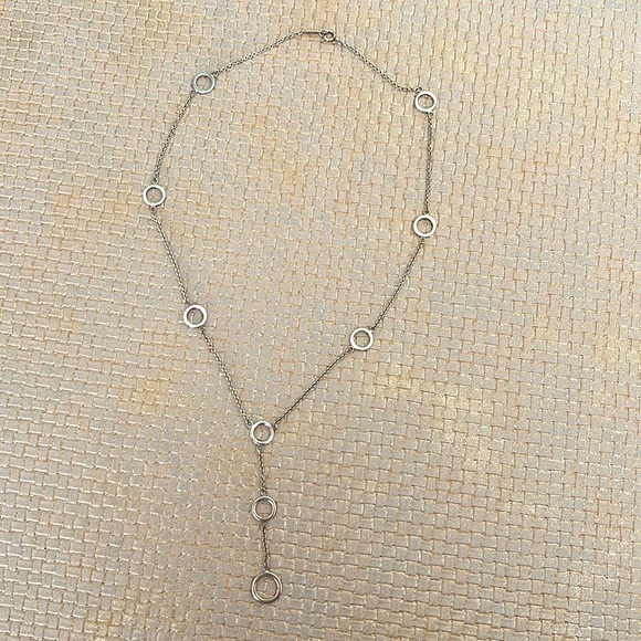 Tiffany & Co. Jewelry Tiffany Circle Lariat Necklace Sterling